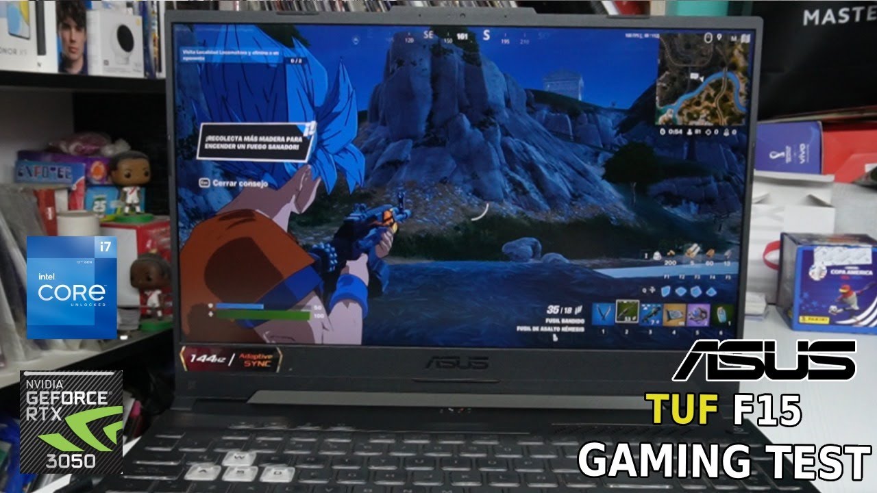 ASUS TUF Gaming F15 RTX 3050 | Gaming TEST en Español | FORTNITE 120FPS