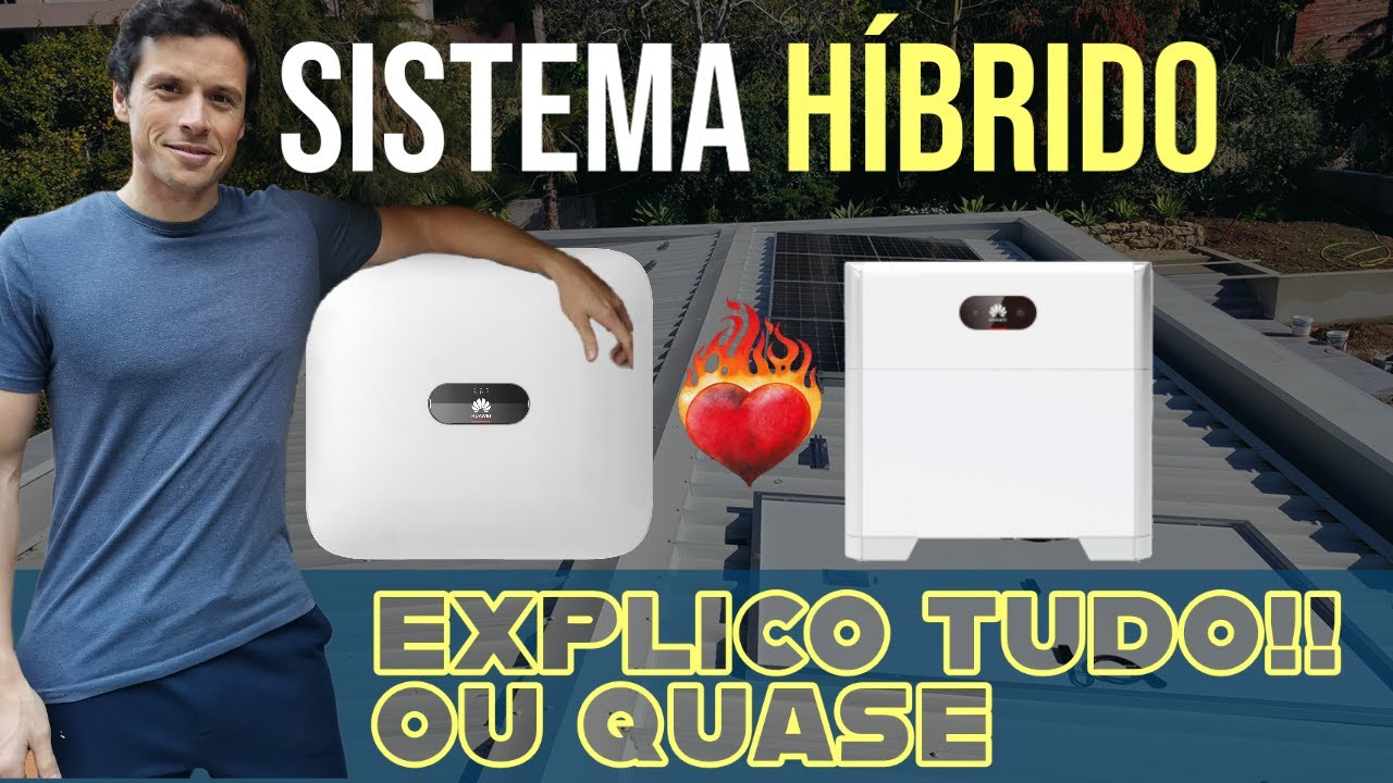 Instalação Híbrida Huawei com Bateria Lítio