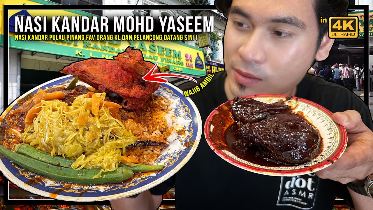 baru aku tahu kenapa ramai makan sini & banyak pelancong di NASI KANDAR MOHD YASEEM KL ni !