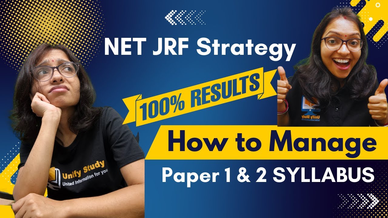 UGC NET Study Plan-Computer Science and Paper 1|How to Cover UGC NET Syllabus| UGC NET JRF Strategy