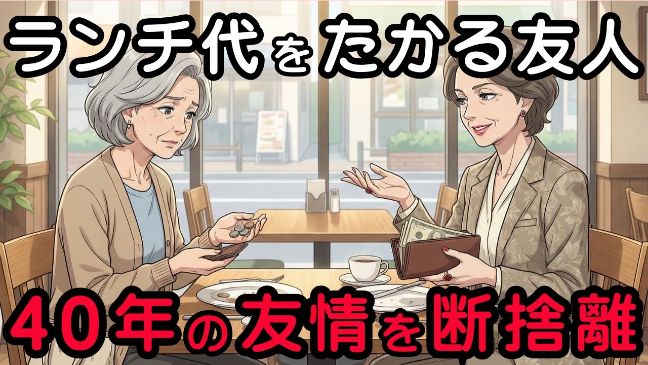 お金持ちの友人がなぜか小銭だけは払わない本当の理由。残りの人生を誰と過ごすべきか悟った| 60代からの生き方 | 絶縁