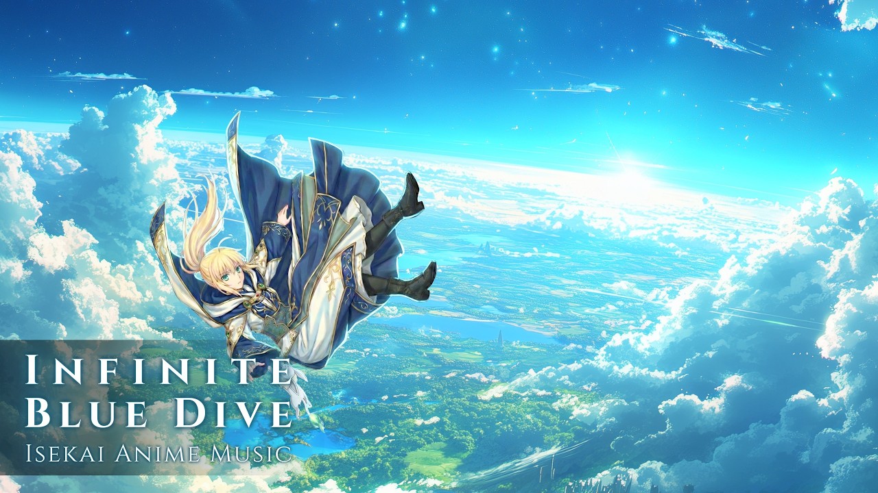[Isekai Fantasy Music] High-Energy Sky Fantasy | Infinite Blue Dive | アップテンポな空の旅【作業用BGM】