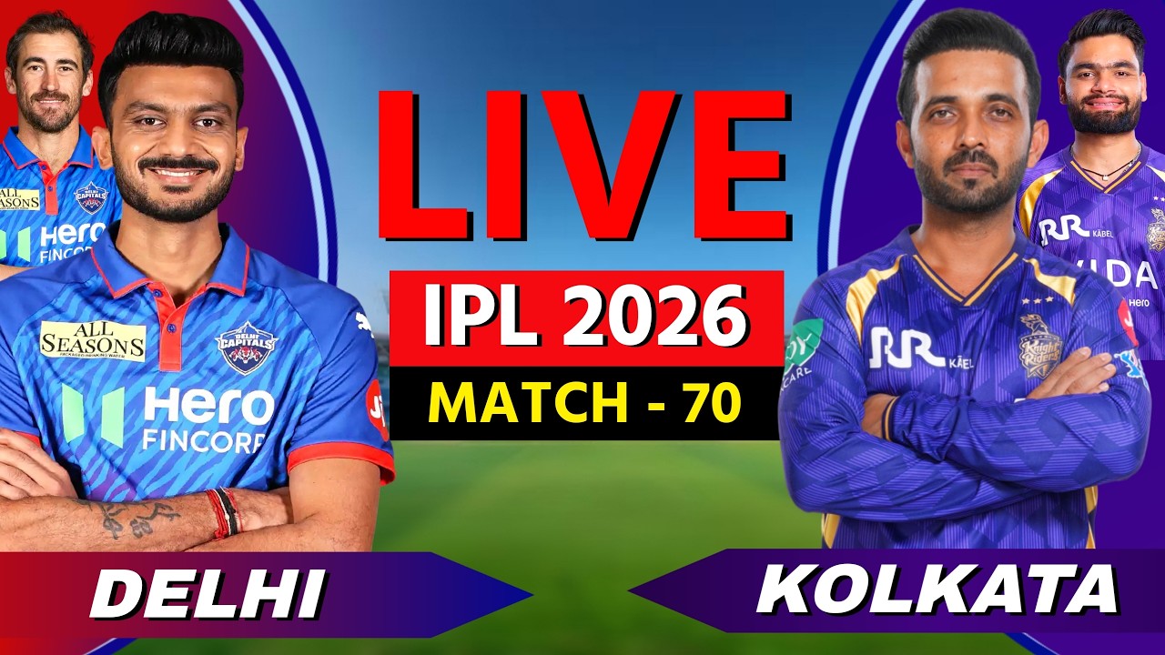 🔴 LIVE IPL: KKR vs DC, Live Cricket Match Scores, Commentary, Kolkata vs Delhi, KKR BAT