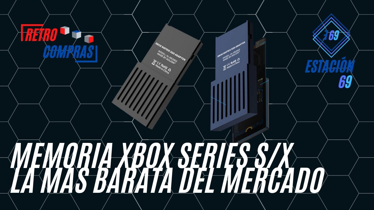 Memoria SSD para Xbox Series S/X la mas barata del mercado Xbox Matrix SSD Adapter.