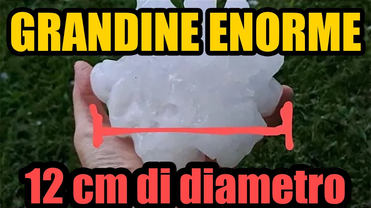 GRANDINE ENORME TRA VICENTINO E PADOVANO: DA NON CREDERE!