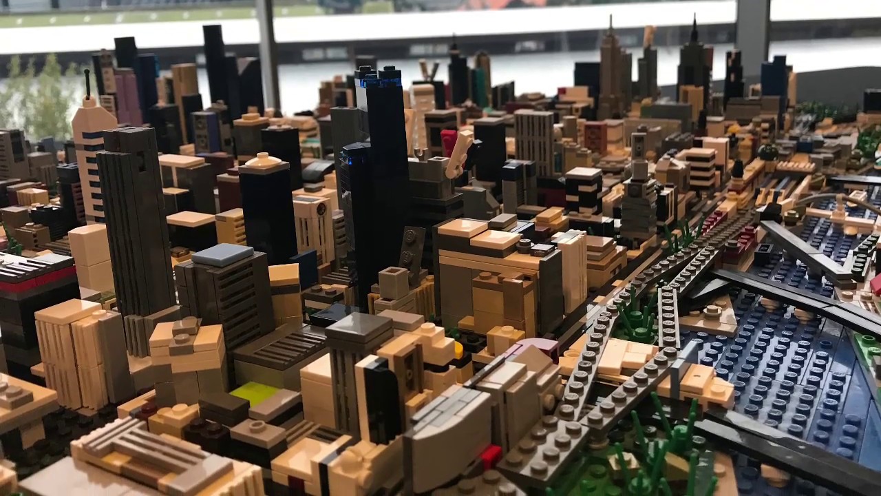 A Lego scale model of the city of Melbourne