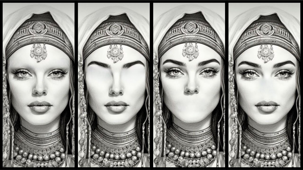 How to Draw Facial Features Step by Step | Easy Pencil Drawing for Beginners