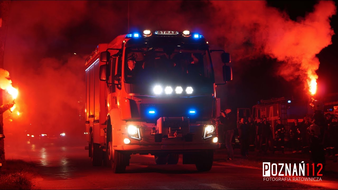 OSP Rokietnica - Powitanie nowego wozu GBA Volvo | Ochotnicza Straż Pożarna w Rokietnicy