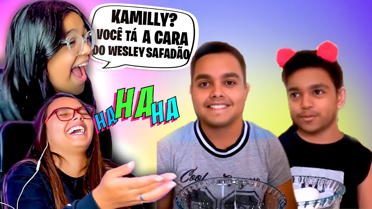 REAGINDO AOS MEUS VÍDEOS ANTIGOS COM A MINHA PRIMA - SÓ VIDEOS ENGRAÇADOS!!!
