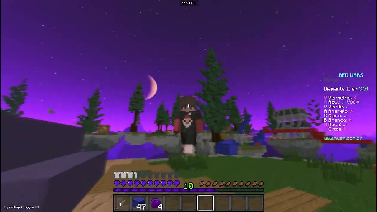 TESTE MINECRAFT - I5-3470 - 16GB RAM DDR3 - GTX750TI 2GB FPS TEST