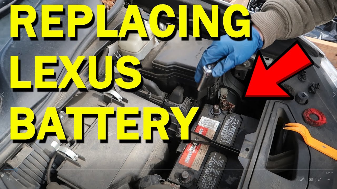 How To Replace the Battery on a Lexus RX350