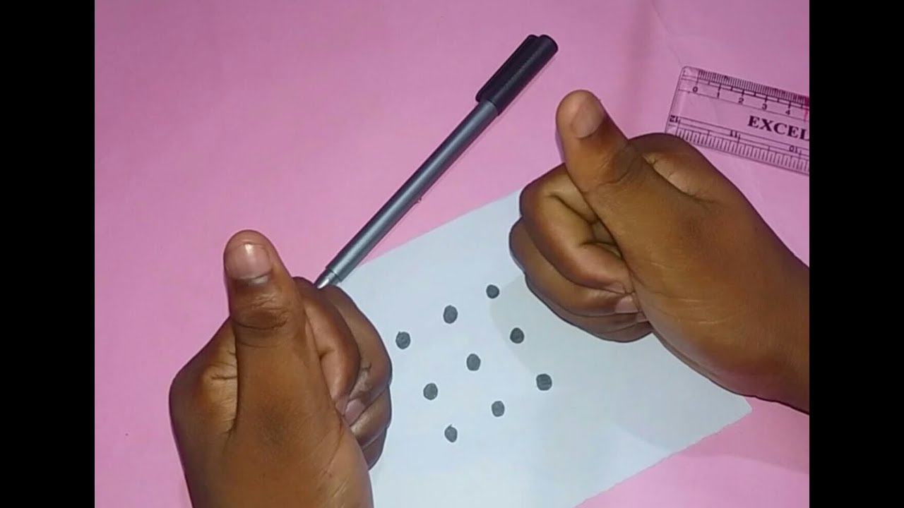 9 dots using 4 straight lines -5x Star