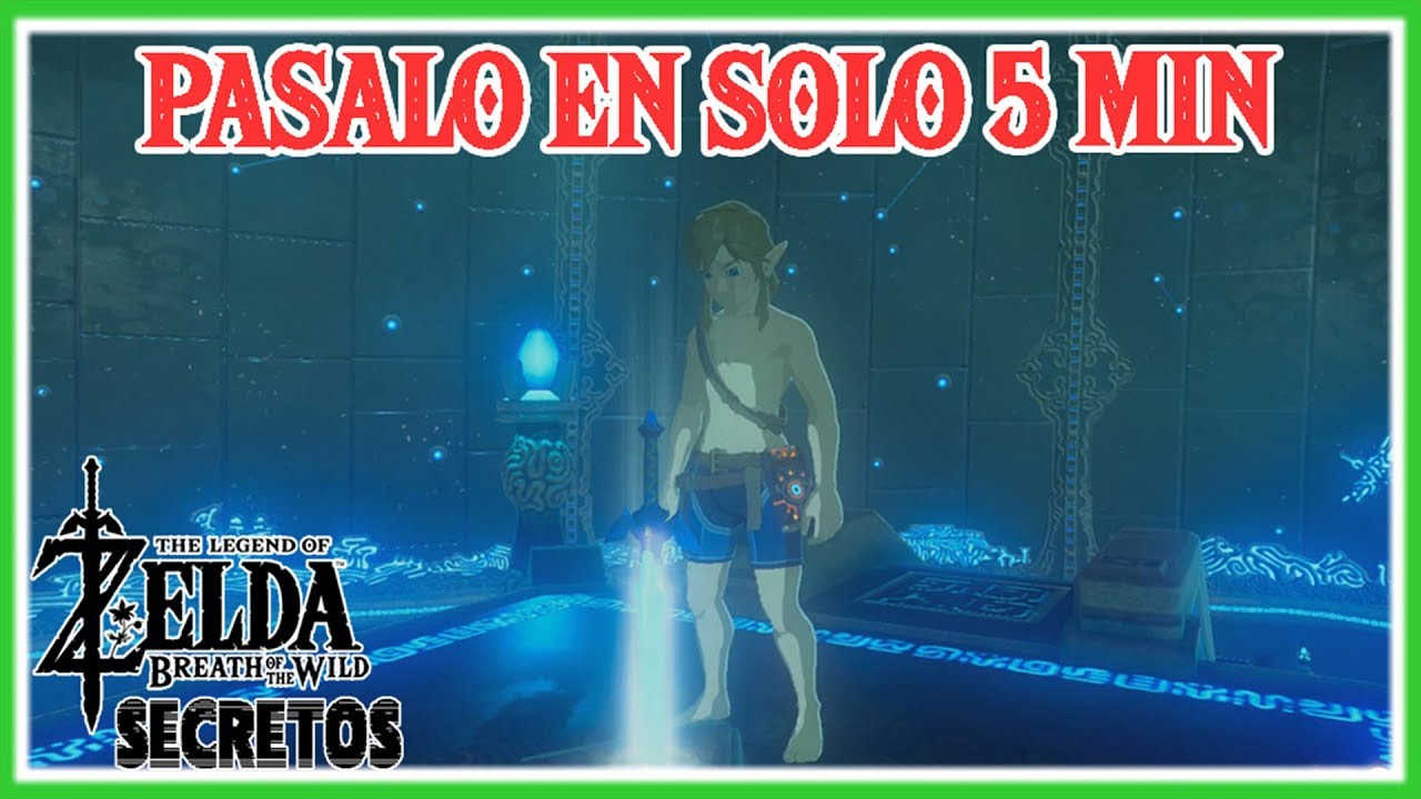 Secretos y Trucos de Zelda breath of the Wild #125 - Completa el Santuario de la Espada en 5 min