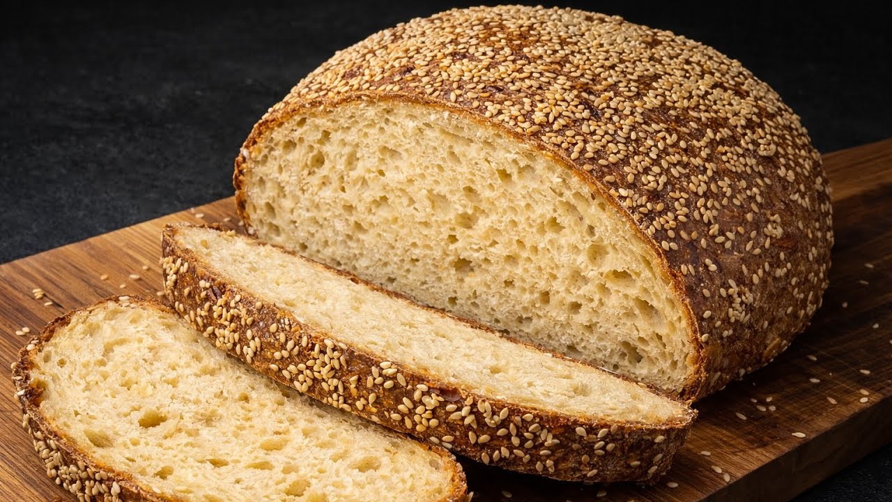 Das gesündeste Brot der Welt in 5 Minuten! Ich esse es und nehme ab! Ohne Mehl und Hefe!