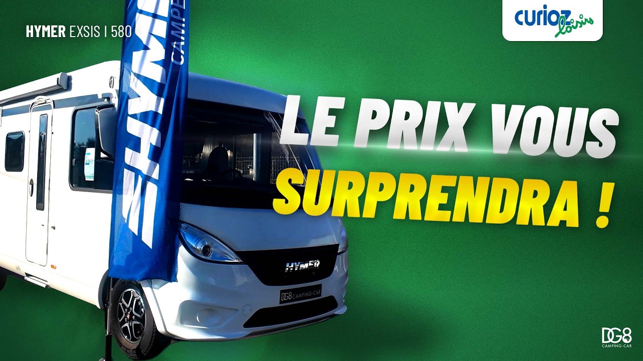 HYMER EXSIS-I 580 — Intégral haut de gamme à prix déstocké !