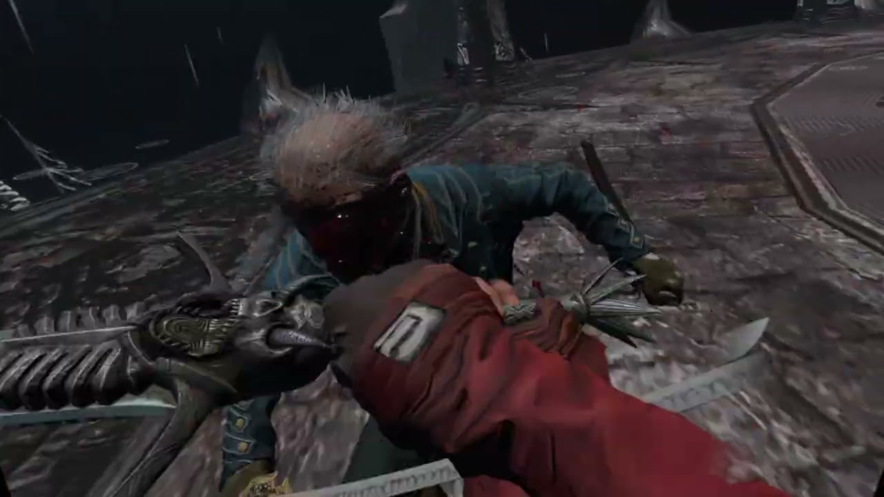 Blade and Sorcery but it's a Devil May Cry 3 Vergil fight