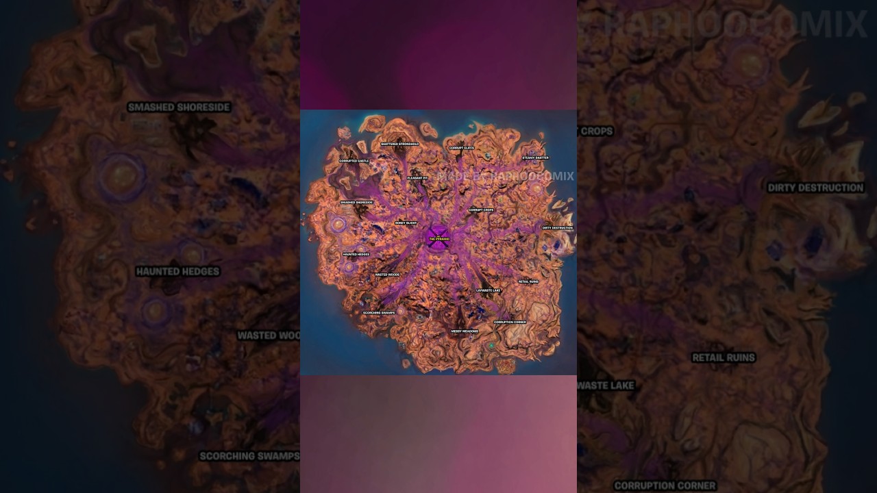 Fortnite Chapter 2 Sideways takeover map concept #fortnite #fortniteshorts #fortnitemapconcept