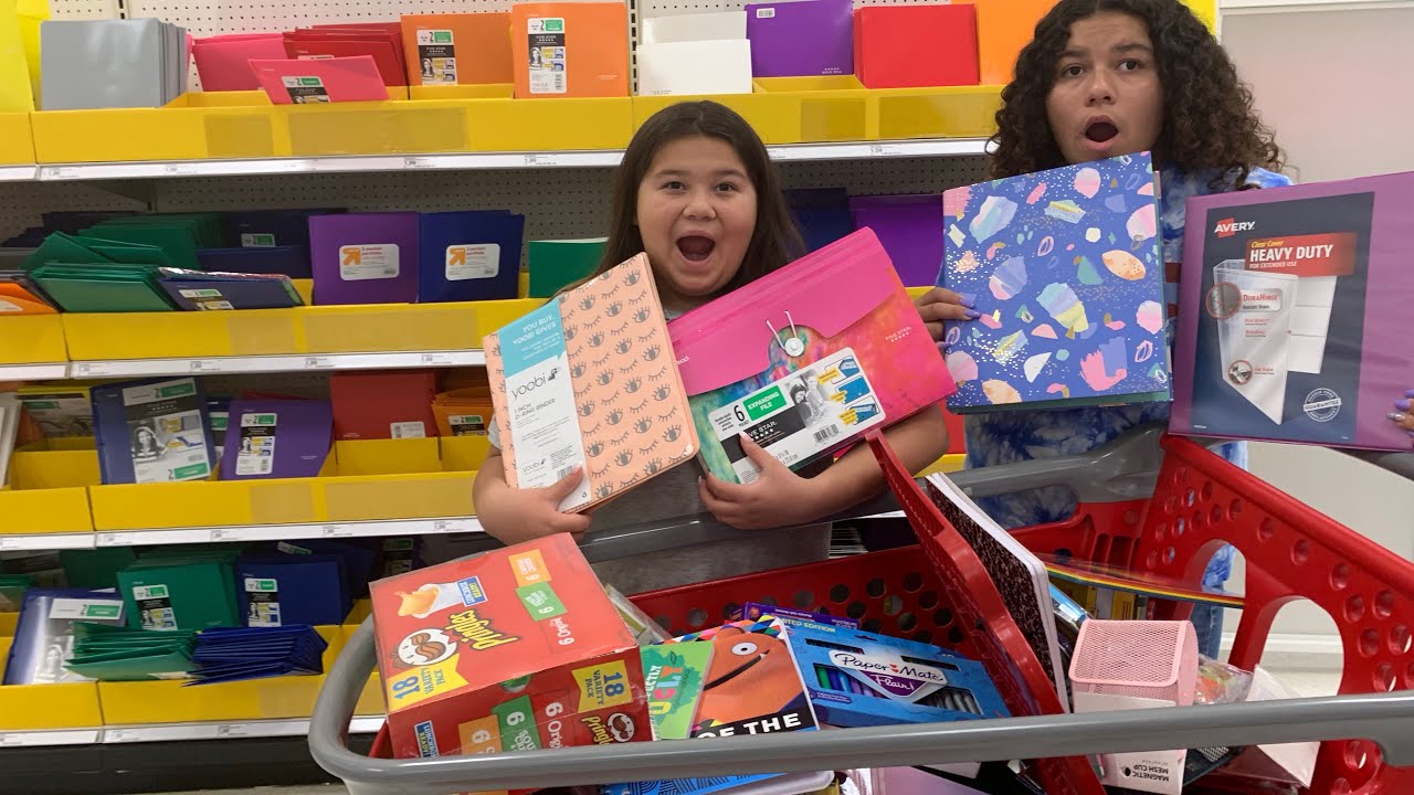 Back to School Shopping at Target! Huge Back to School Shopping Haul- School starts tomorrow