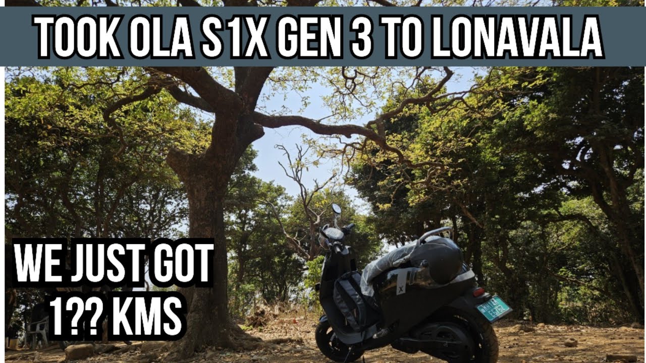 Ola S1X Gen 3 Range Test with Pillion| Took it from Pune to Lonavala#ola #electricscooter #rangetest