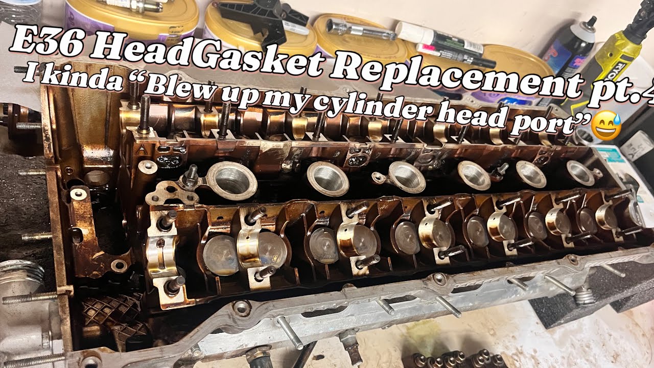 Replacing My E36 HeadGasket pt.4 (disassembling the cylinder head )