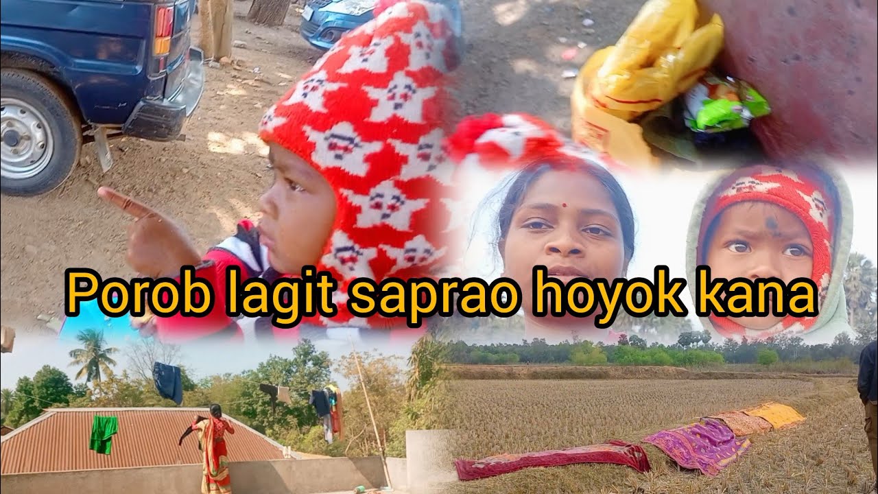 Parob lagit saprao hoyok kana #dallyblog #santali_vlog_video #vlog #villagevlog 