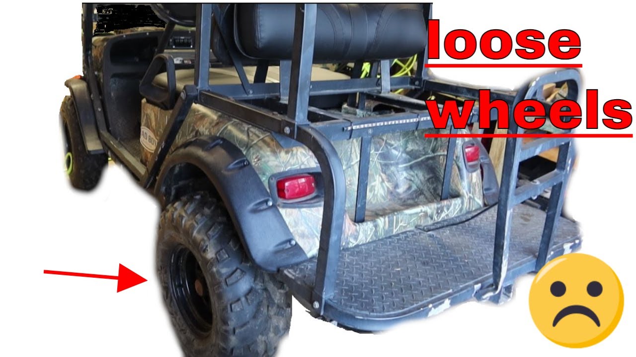 Bad Boy Buggy gets Struts shocks for wobbly wheel