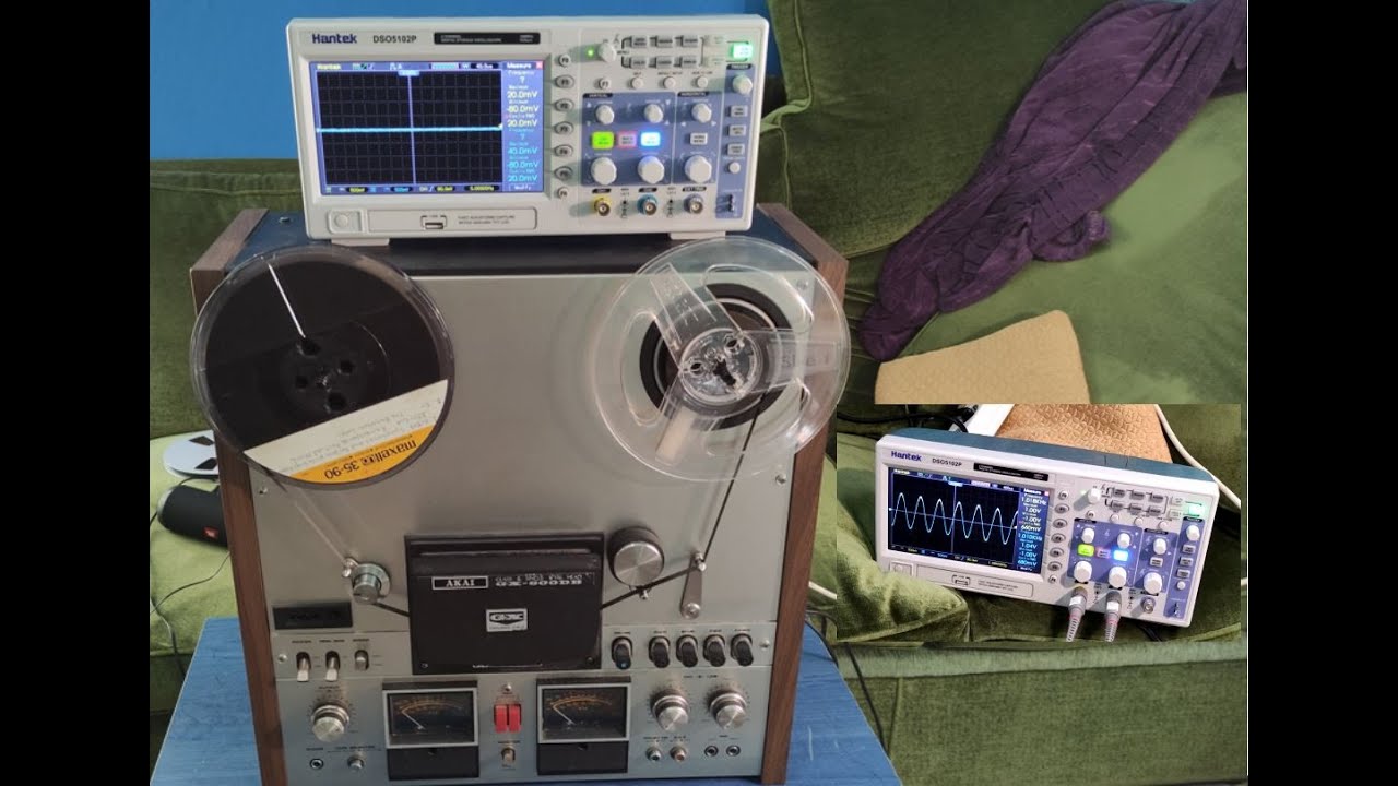 AKAI GX-600DB, minor audio calibration