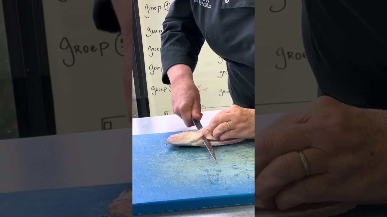 Cvo Brussel - fileren van pieterman door chef Monique