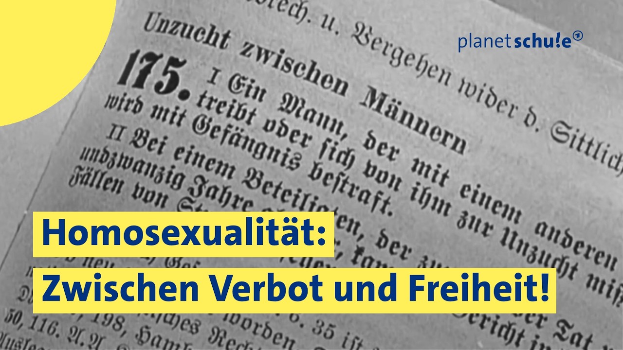 Homosexualität - früher per Gesetz verboten? - Das Bundesverfassungsgericht | planet schule
