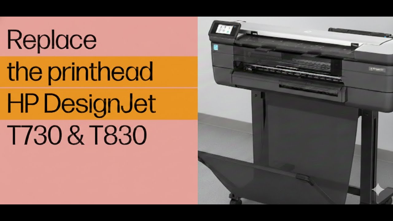 Replacing the Printhead || HP DesignJet T730 and T830 Multifunction Printer