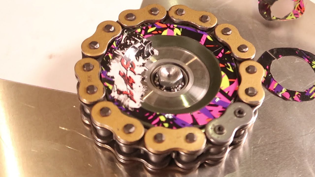 Fidget spinnerin rakennus ja teippaus
