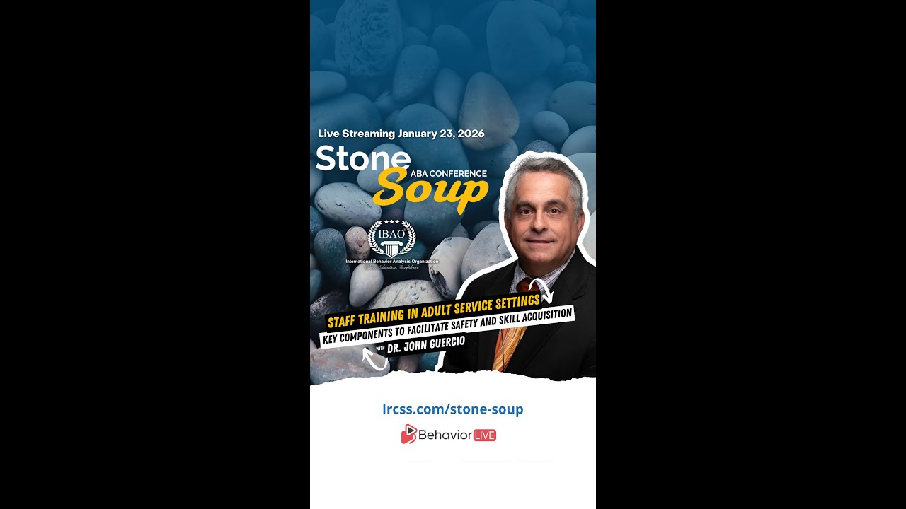 Staff Training in Adult Service Settings with Dr. John Guercio at Stone Soup 2026 🪨🥣