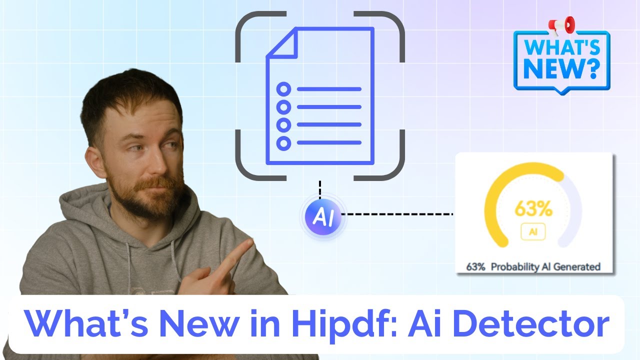 What&rsquo;s New in HiPDF &ndash; AI Detection