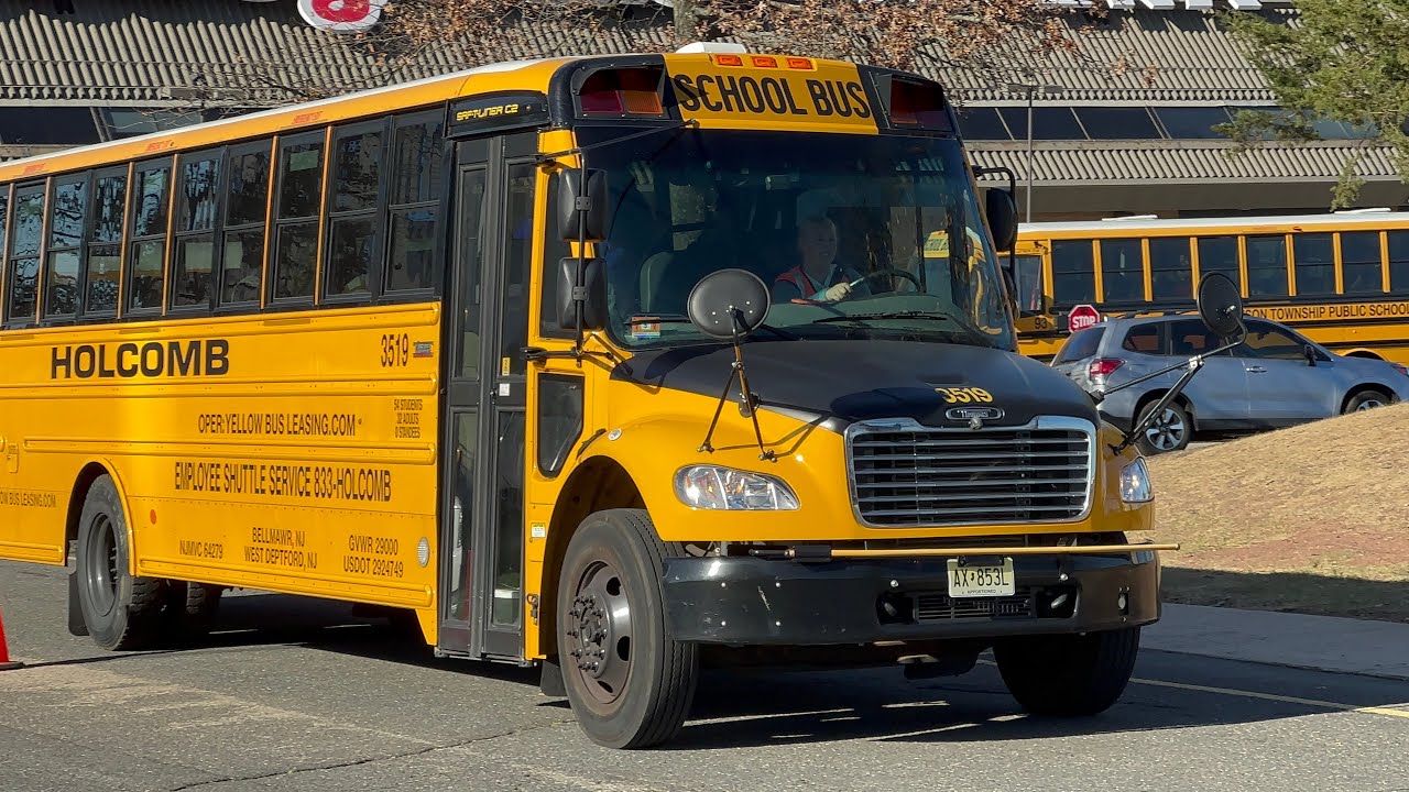 Various School Buses Leaving Jersey Mike’s Arena - 11/15/24