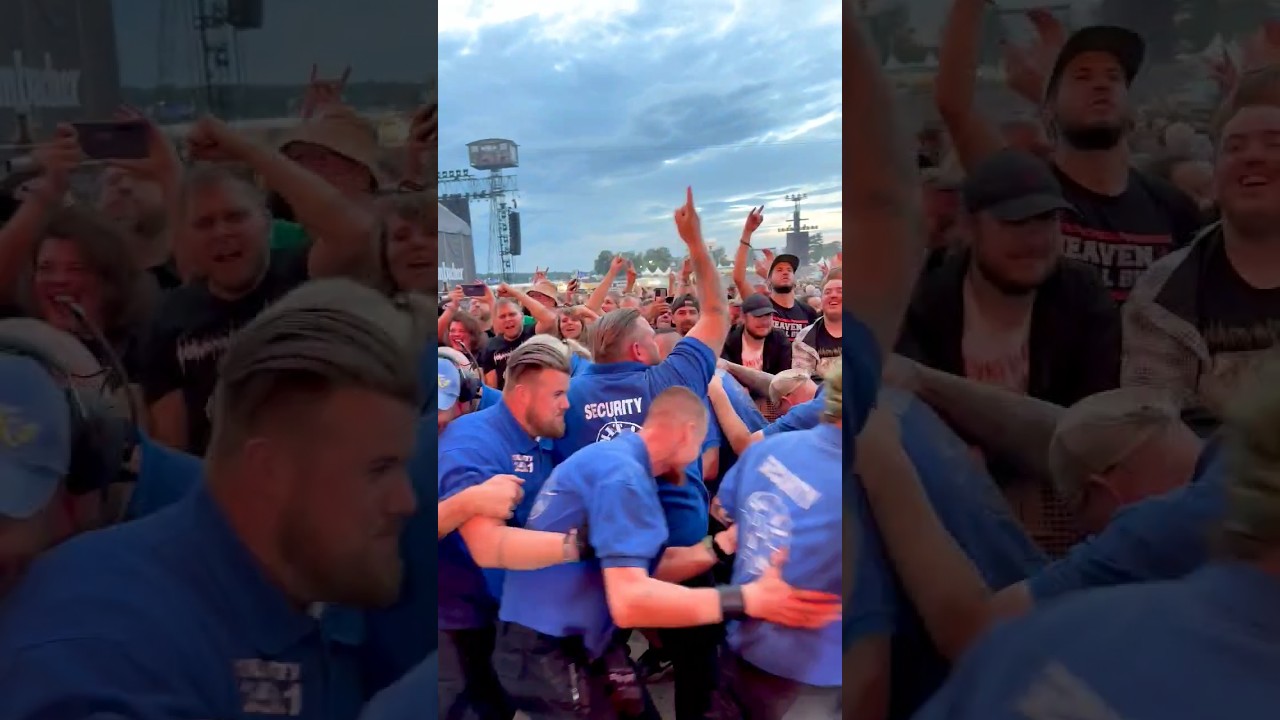 SECURITY CIRCLE PIT ❕@HeavenShallBurnOfficial playing @wackentv 2023 🤘#wacken #circlepit