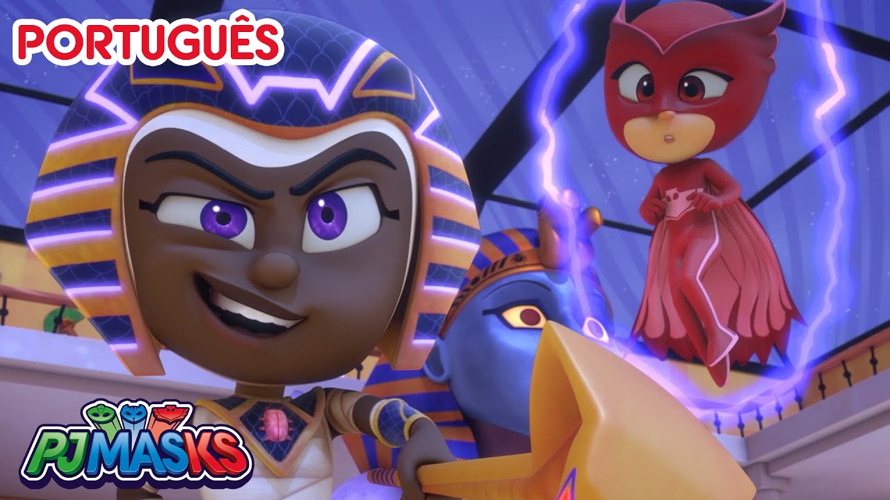 Presos em um feitiço mágico! 🧙 PJ Masks em Português episódios completos #superherois