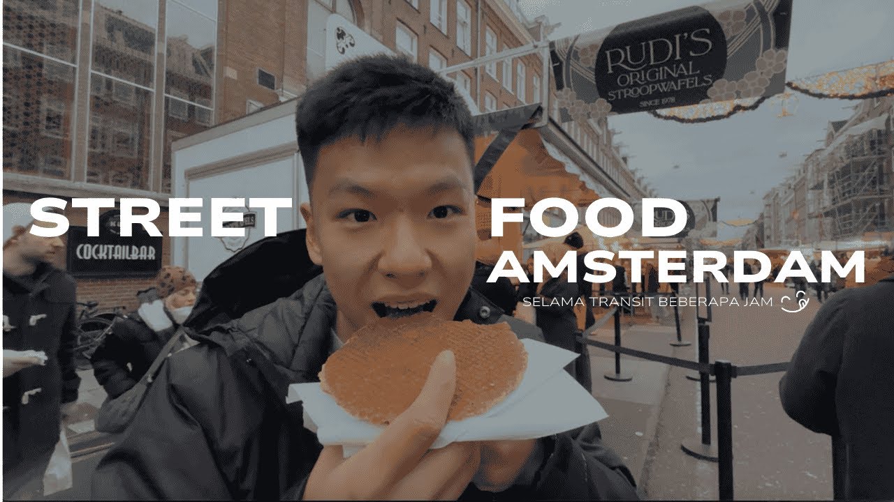 Landing langsung cobain street food di Belanda 😋 | 5 hours of street food in Amsterdam Vlog!