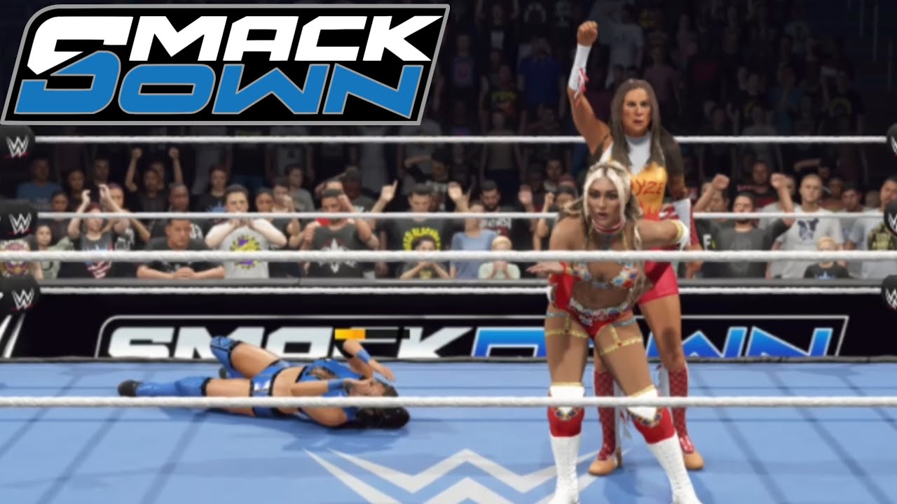 WWE 2K25 SMACKDOWN: MICHIN VS TIFFANY STRATTON VS ALUNDRA BLAYZE