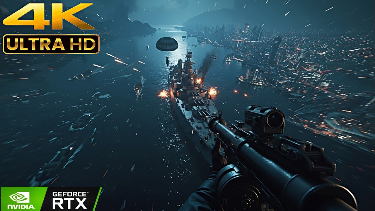 War in Suez Canal | Ultra Realistic Graphics ✨| 4K 60FPS NVIDIA RTX 4060 #gaming #4kgameplay 
