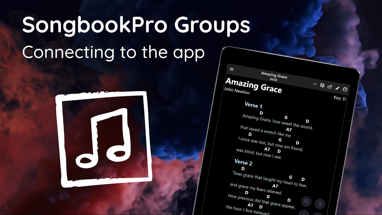 SongbookPro Groups: Connecting the app