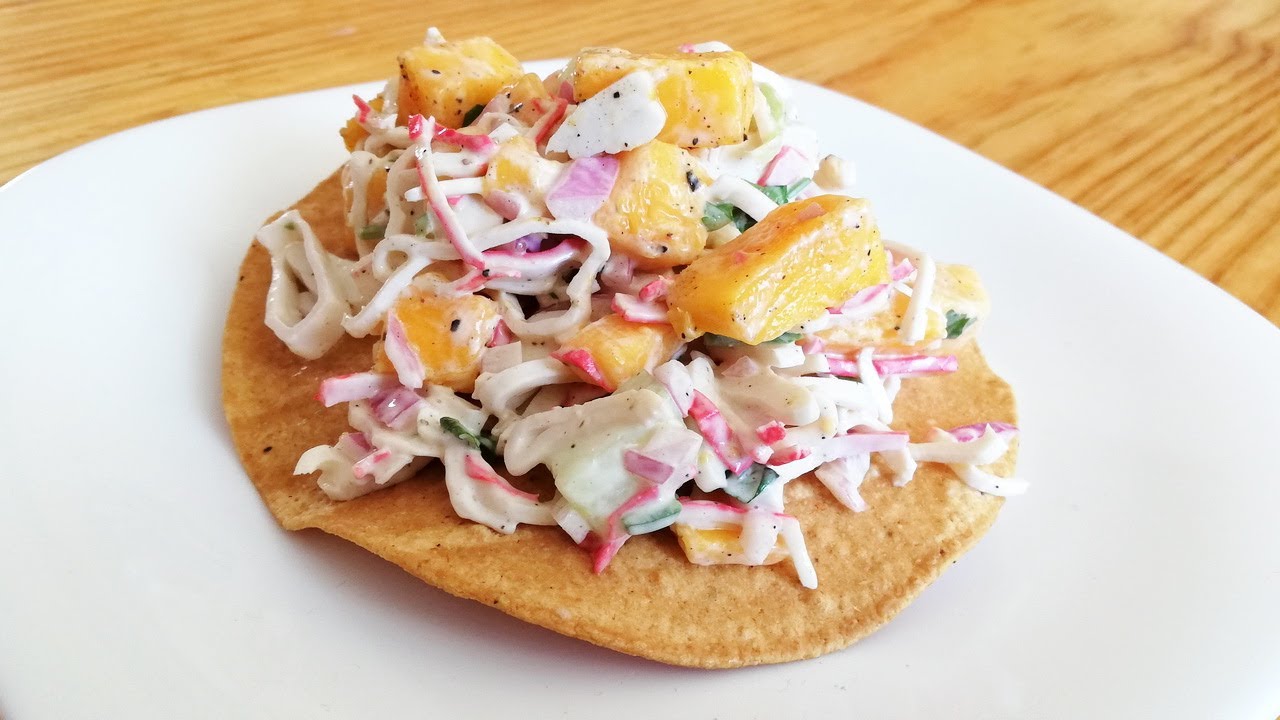 ENSALADA DE SURIMI CON MANGO | fresca, deliciosa y económica