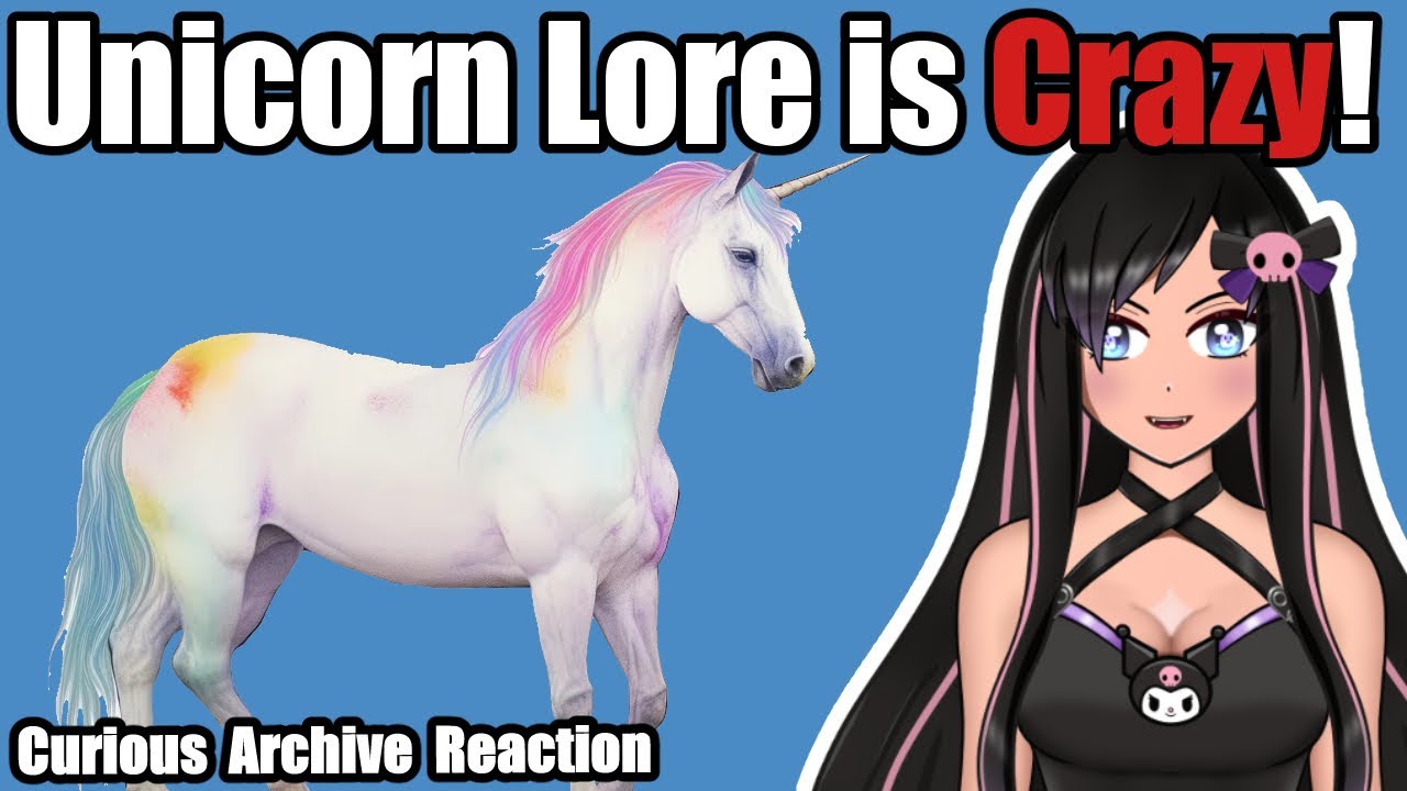 Reacting to Curious Archive Unicorn Lore | #react #animals #unicorn #vtuber #reaction
