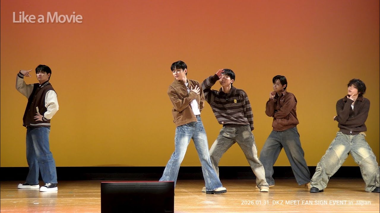 [4K] 260131 DKZ - Like a Movie FanCam (단체 Full Cam ver.) | @ 2026 일본 대면팬사인회