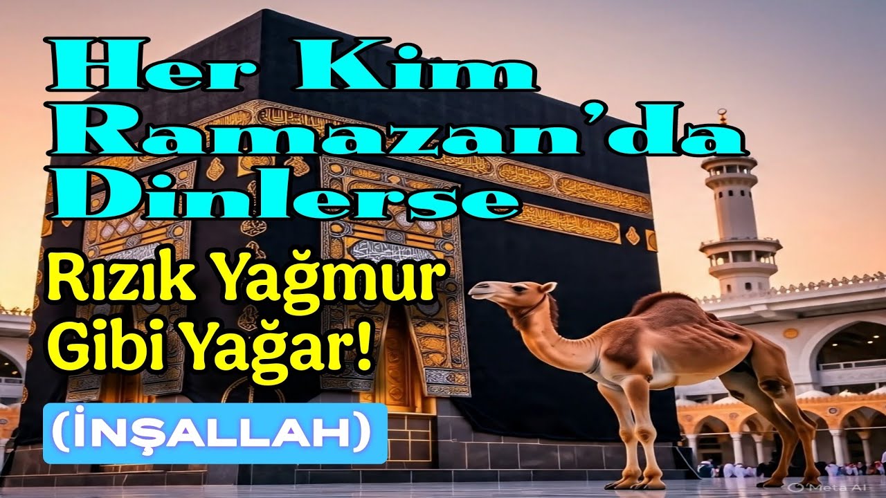Her Kim Ramazan’da Dinlerse Rızık Yağmur Gibi Yağar! (İnşallah)