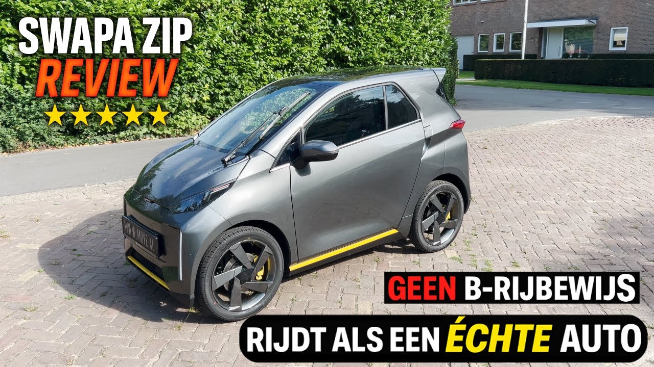 ⚡SWAPA ZIP review + rijtest | Luxe 45 km auto zonder rijbewijs!