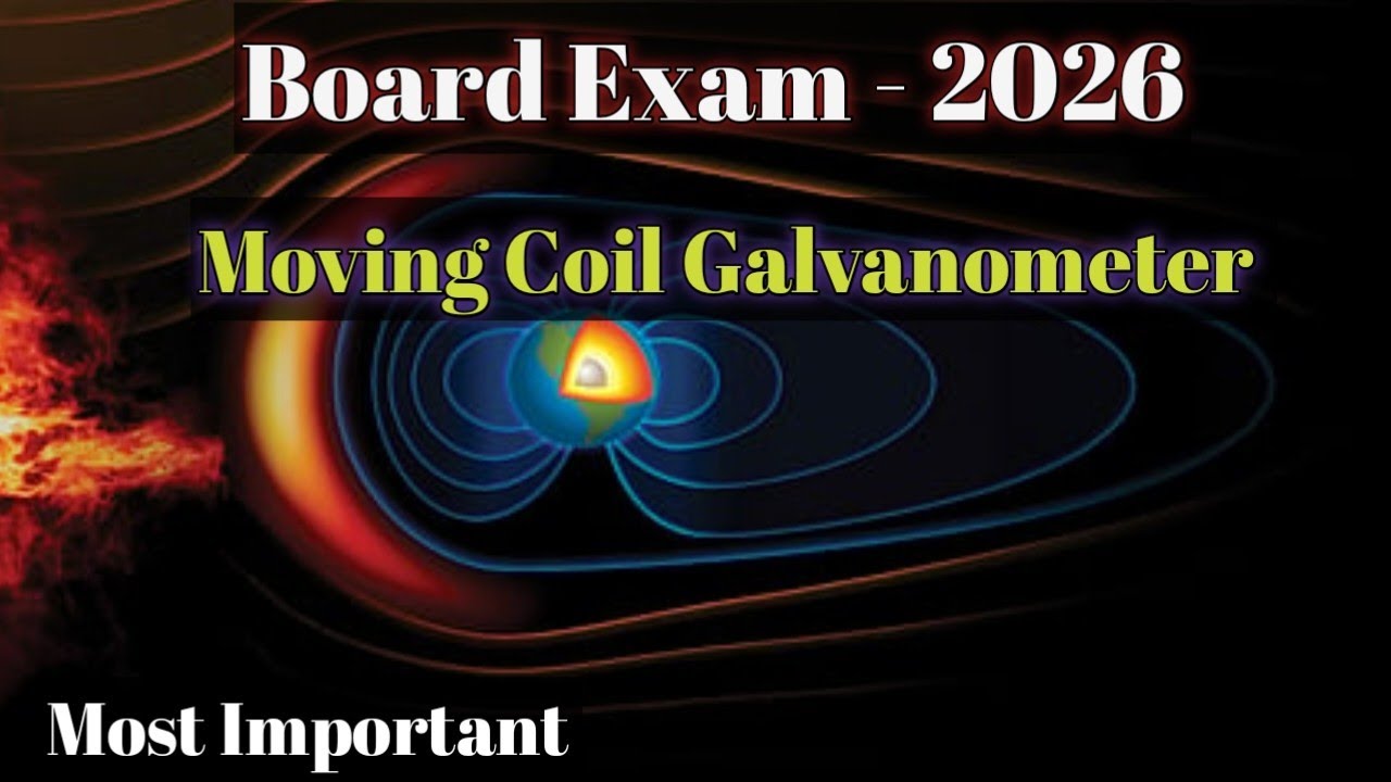Moving Coil Galvanometer 🔥🔥 || Board Exam-2026 