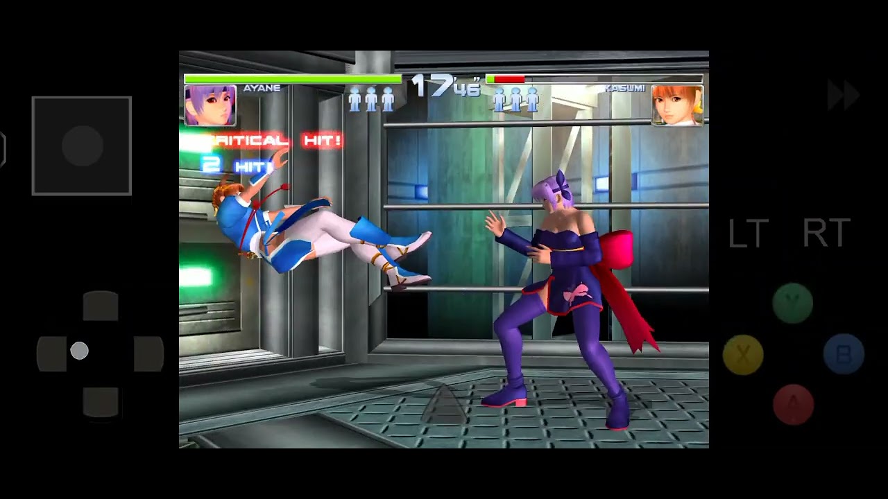 Dead Or Alive 2 Ayane , Ein & Ryu Hayabusa Fight.