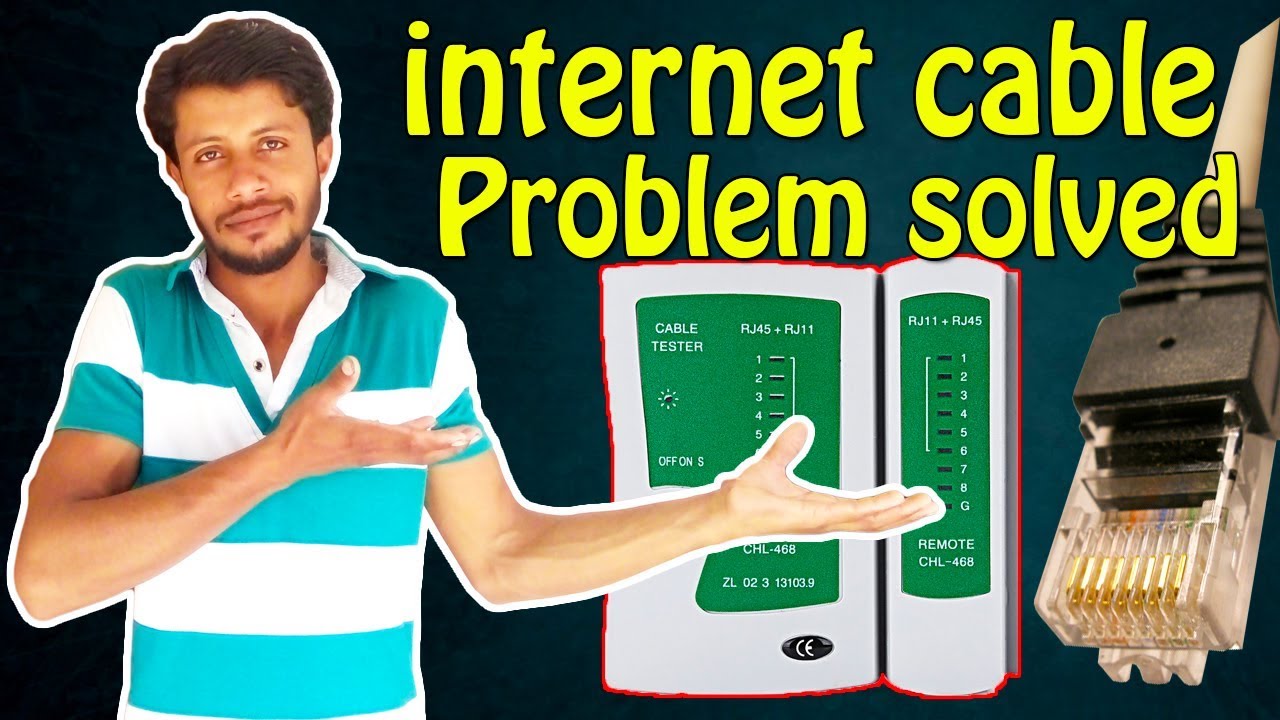 How to use network cable tester RJ-11, RJ-45 Cable Testers network cable tester tutorial