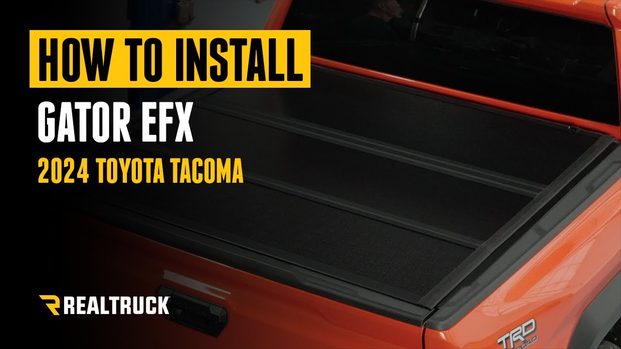 How to Install the Gator EFX Hard Folding Tonneau Cover on a 2024 Toyota Tacoma