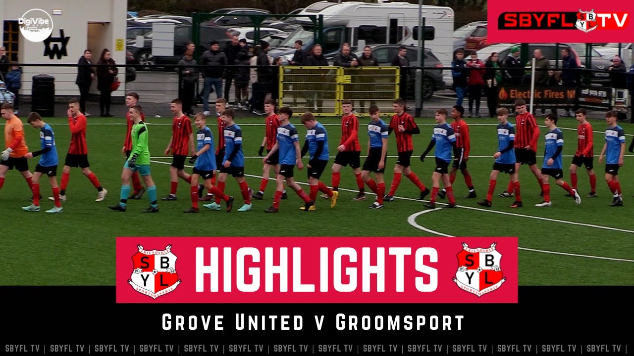 Grove United v Groomsport - Under 16 Fourth Supplementary League Cup Final - January 2023
